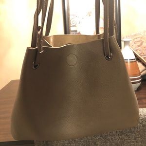 Taupe hobo bag